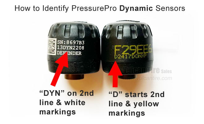 PressurePro dynamic sensor identification.