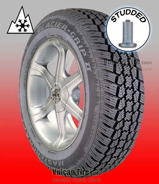 Mastercraft Glacier Studded Snow Tires 215 65R16 98T New Set of 4 215